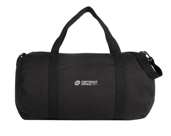 Black "Detroit Dance Loft" Duffle Bag